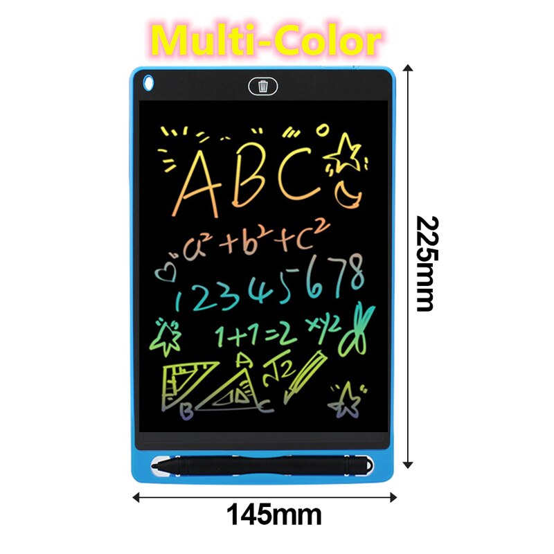 Grafische Tekening Tablet Smart Tekentafel Lcd Schrijven Tablet Elektronica Schrijfbord 12 Inch Schilderij Pad Voor Kinderen Tekenen: 8.5 Blue Multi Color