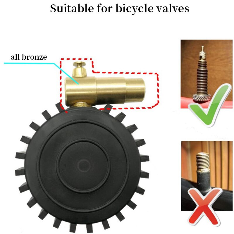 Tire Pressure Gauge Bike Tire Pressure Gauge Suitable for Mountain Bike Tires Low Pressure Range to 160 PSI / 11BAR