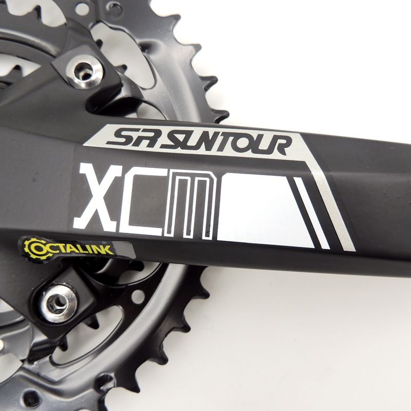 Stock ST 9S alliage aluminium 44/32/22T vtt vélo manivelle 8 bande de roulement ISIS entraînement VTT pédalier