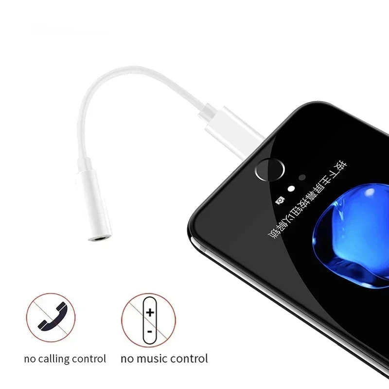 Für Beleuchtung Kopfhörer-Adapter für IPhone 11 12 13 14 15 Pro Max 12Mini SE XS XR X 8 7 + IOS auf 3,5 mm Klinke AUX-Audiokabel