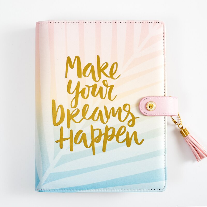 Lovedoki Dokibook A5 A6 notebook planner notebook Diary Agenda Pink gold Kawaii diy Organizer stationery