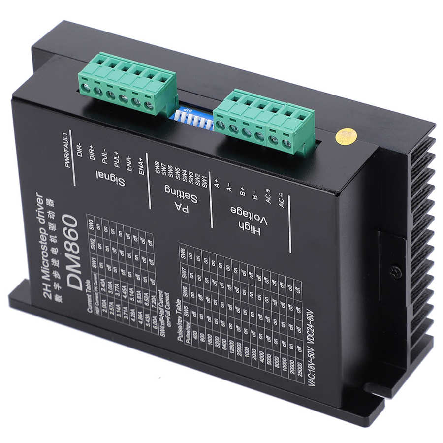 Step Motor Driver Stepper Controls Drives DM860 Support PUL/DIR/CW/CCW Mode Digital Stepper Drives