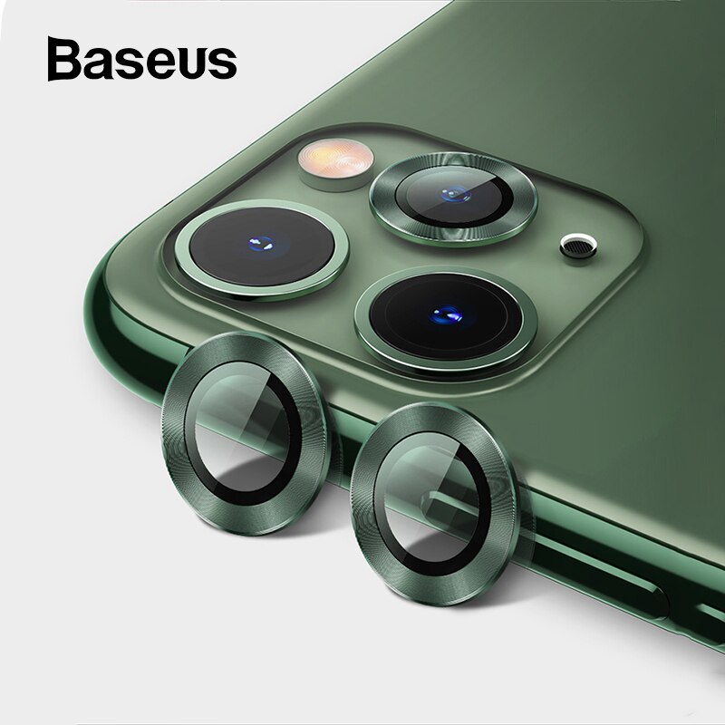 Baseus Camera Protector Voor Iphone 11 Pro Max Achteruitrijcamera Ring Lens Gehard Glas Protector Voor Iphone 11 Bescherming Case