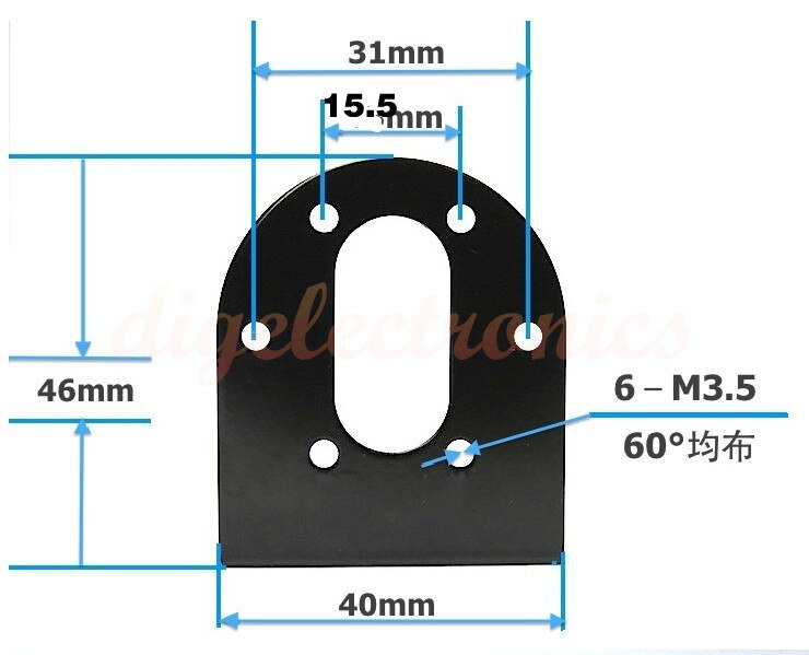37mm DC Geared Motor Mount Steel Metal Bracket With Screw L Shaped Mounting Metal base Holder for DIY Robot Geared Motor Bracket