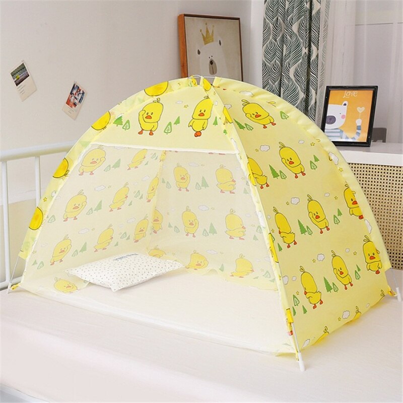 Pop-up klamboe tent luifel voor bed onafhankelijk opvouwbaar groot pop-up bodemnet buiten reizen baby volwassene (kleur: D, maat: 1,8x2,0m