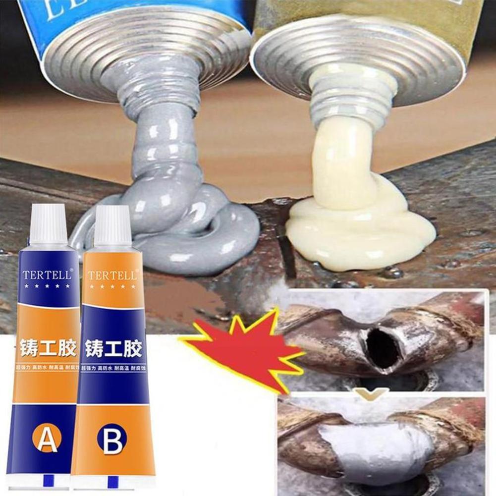 100g Industrial Repair Paste Glue Metal A&amp;b Adhesive Glue Weld Heat Tool Cold Paste Agent Gel Resistance Repair Casting Y1v4