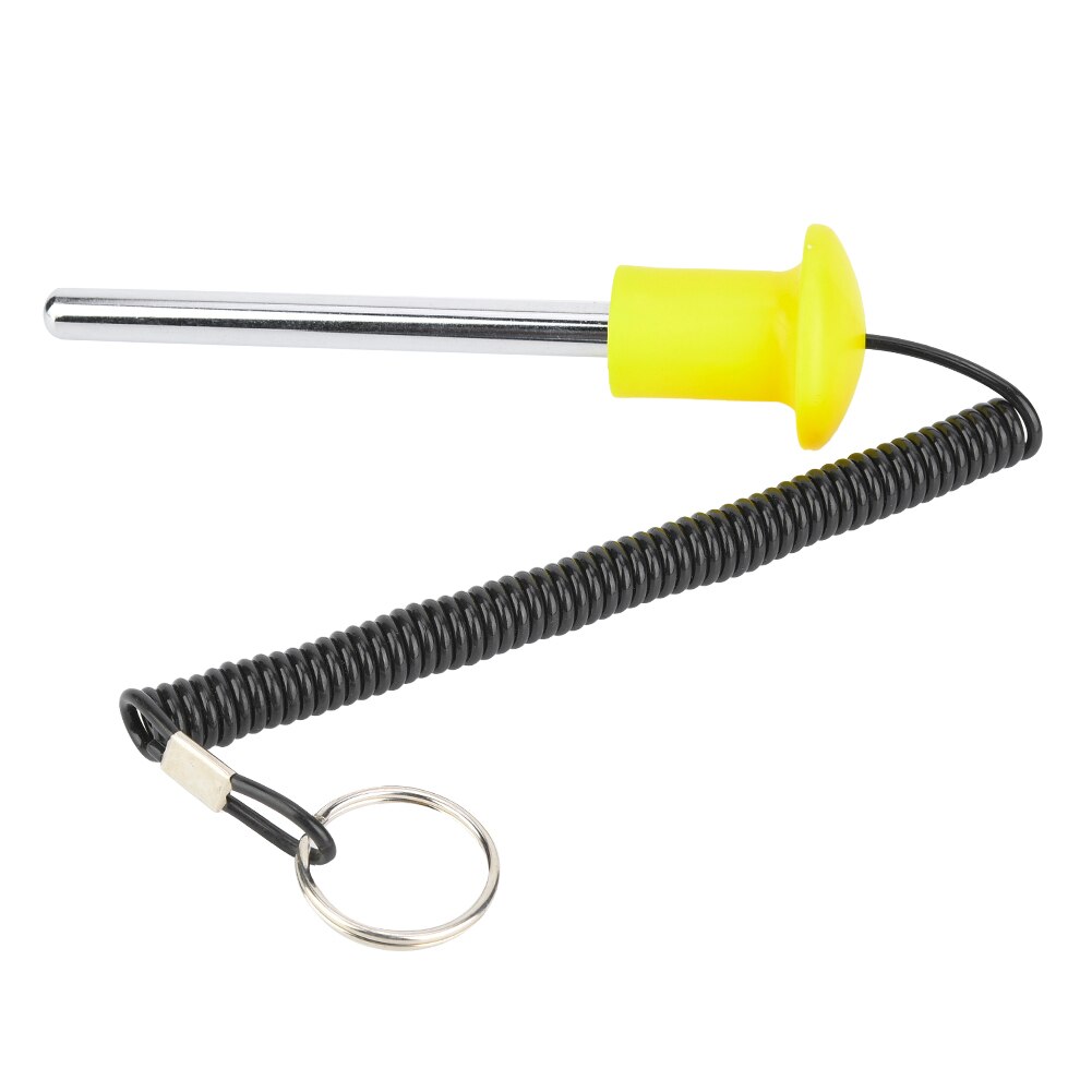 Goupille magnétique pour empiler le poids, accessoire de gymnastique pratique avec corde de traction: YELLOW