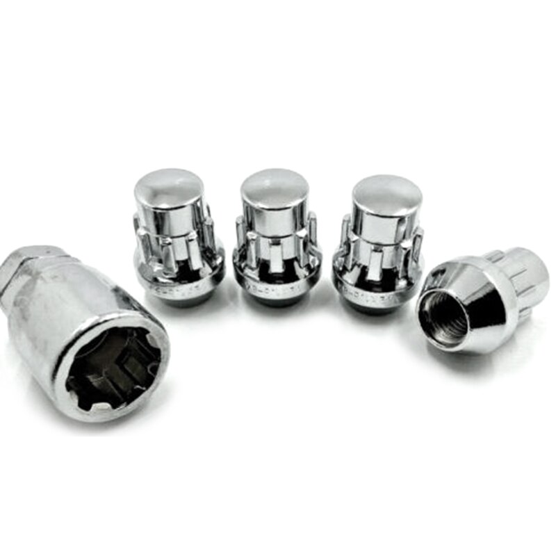4 x Compatible Alloy Wheel Locking Nuts for Ford Focus (M12x1.5) Lug Bolt