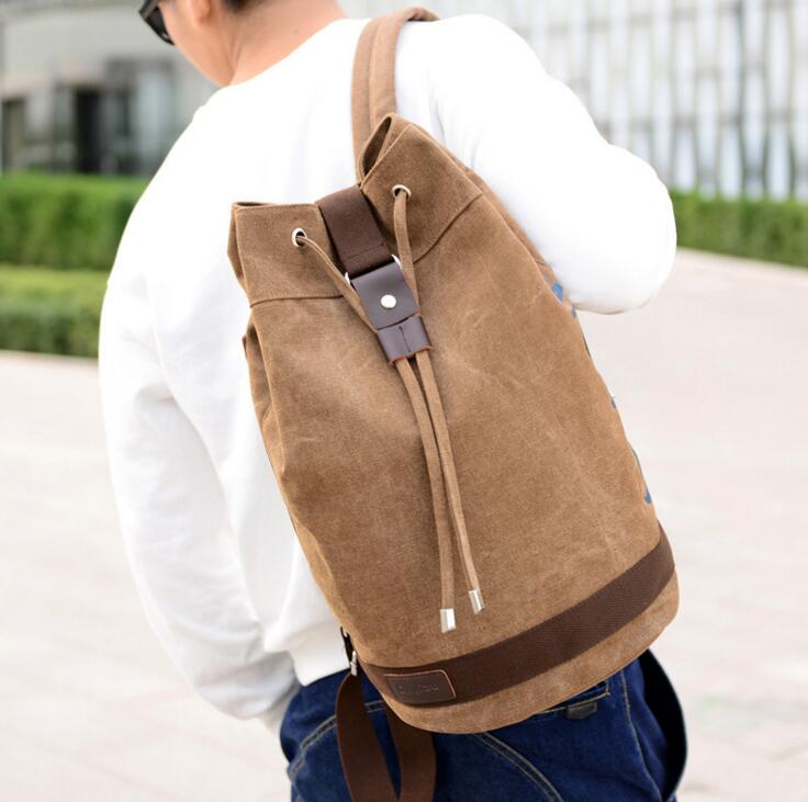 X-online-mochila de viaje de lona para hombre, bolso escolar para estudiantes, , 032017