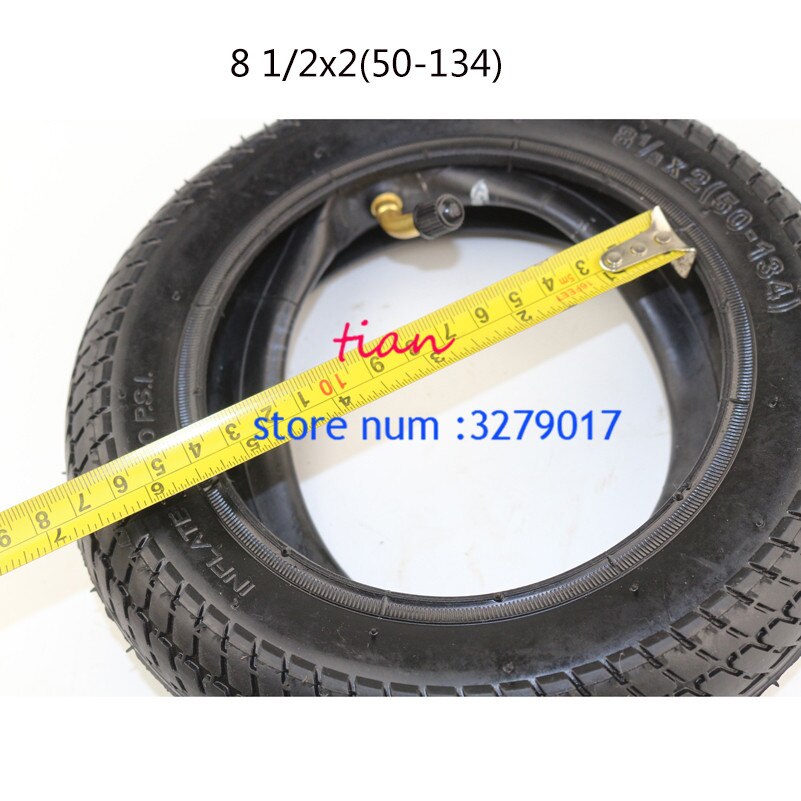 (8 ' 1/2 '  x2 tommer ) 8 1/2 x 2(50-134)  trye dæk til gas scooter & el scooter børne gas/el scooter, barnevogn klapvogn
