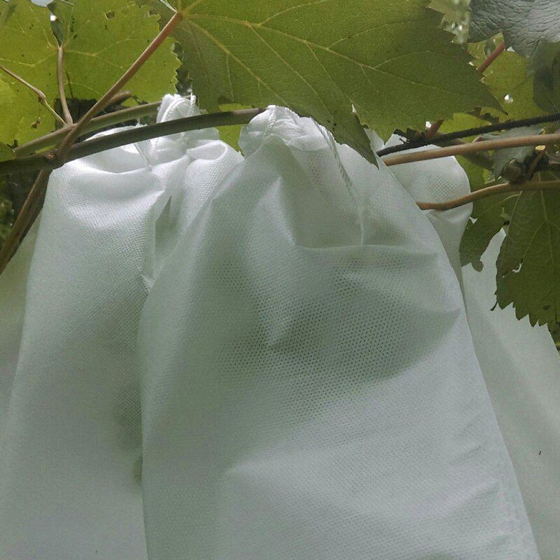 Bolsas de protección para uvas y verduras de jardín, bolsa de malla antiaves para Control de plagas agrícola, 100 Uds.,