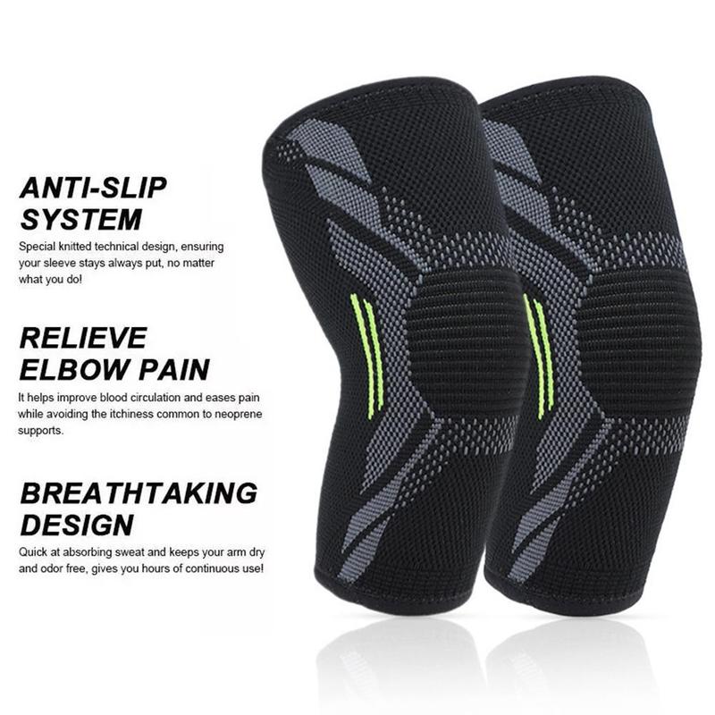 1pc Elbow Support Sports Elbow Pad Elastic Sport Elbow Protective Brace Sport Sweatproof Arm Sleeve Elbow Brace For Men Women