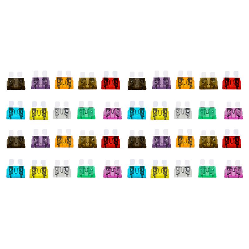 Kit D'urgence Fusibles Voiture - 120 Fusibles Lames + Extracteur - Assortiment Complet