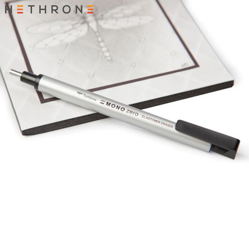 Gomme à effacer de peinture douce hetrône plat/pointe en caoutchouc Super Fine Type de stylo gomme à crayon de haute précision professionnelle pour Manga Highligh