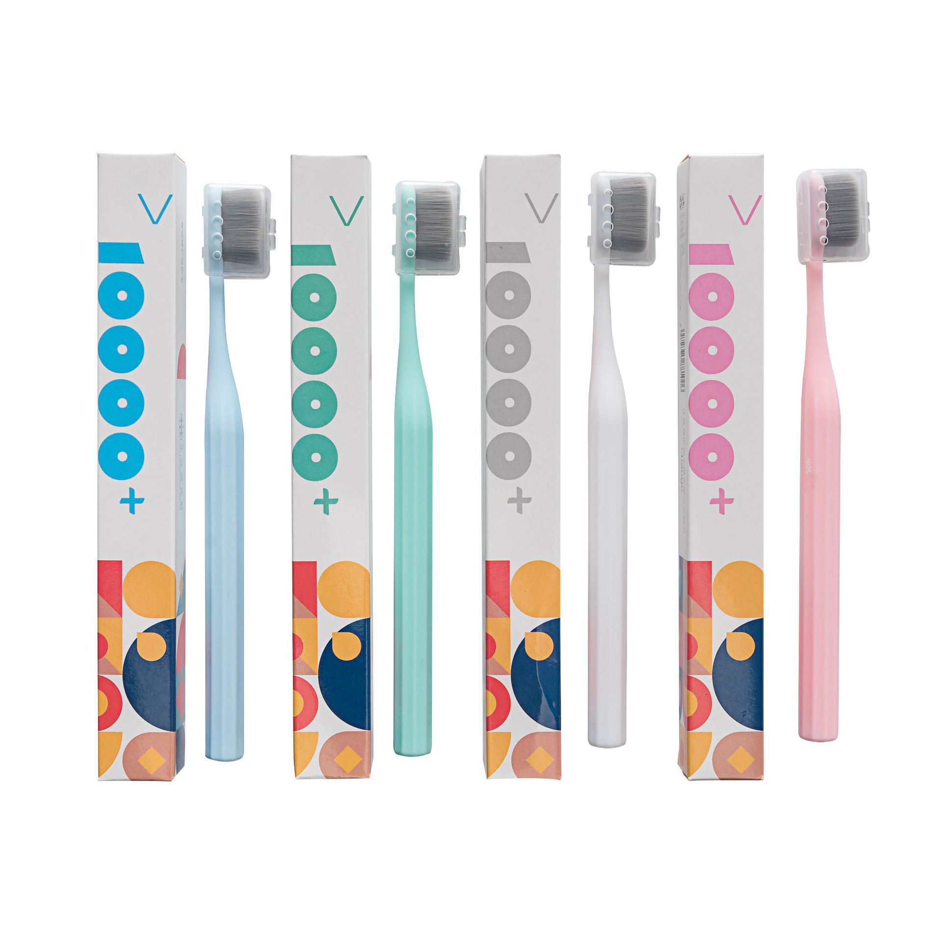 Superzachte student bamboe houtskooltandenborstel Zacht haar Volwassen tienduizend haar tandenborstel High End tanden bleken gereedschap tandheelkundige