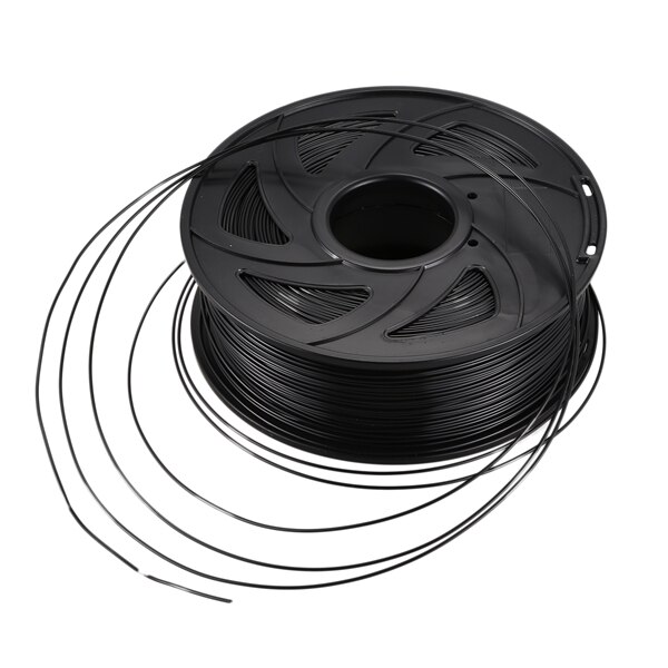 3D Printer 1KG Printing Filament 1.75mm PLA Black,1 Roll