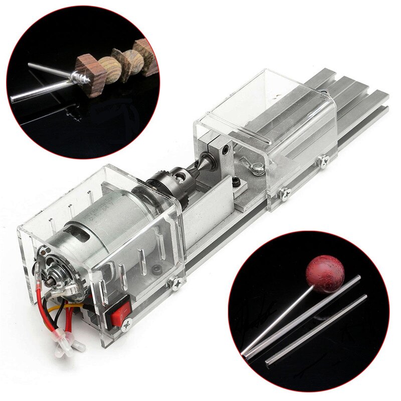 24V 80W mini Lathe Beads Machine Woodworking DIY L... – Grandado