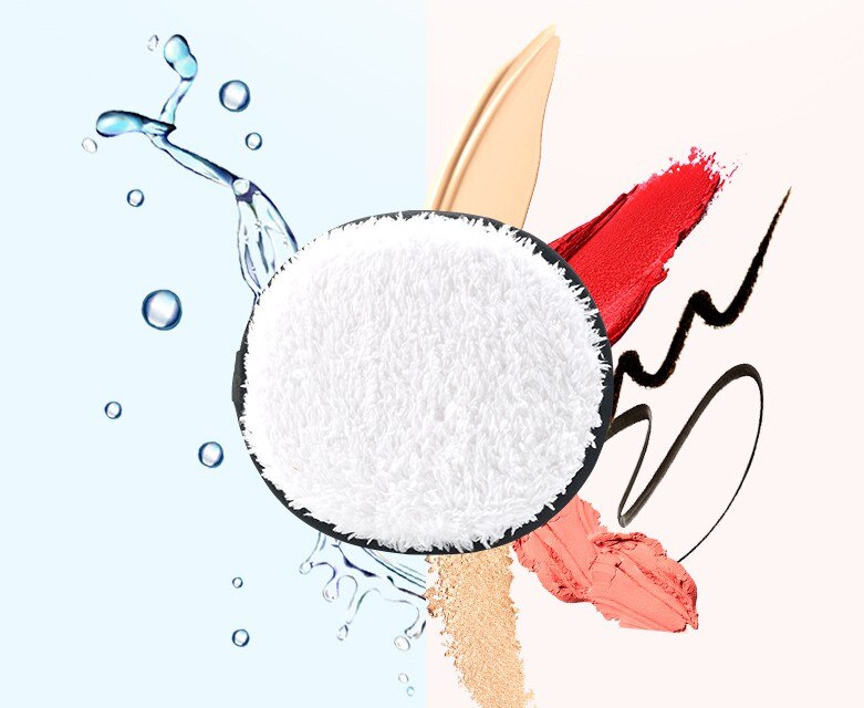 Makeup Removal Sponge Flutter Wash Cleaning Cotton Flapping Reusable Wet Sponge Face Puff Soft Natural Cleaner Tools