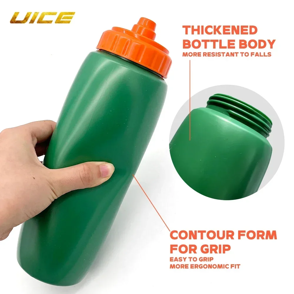 IJshockey Waterfles Hockeyuitrusting Hockey Sportfles 1000ML BPA Gratis Voetbal Lacrosse Flessen Sportuitrusting