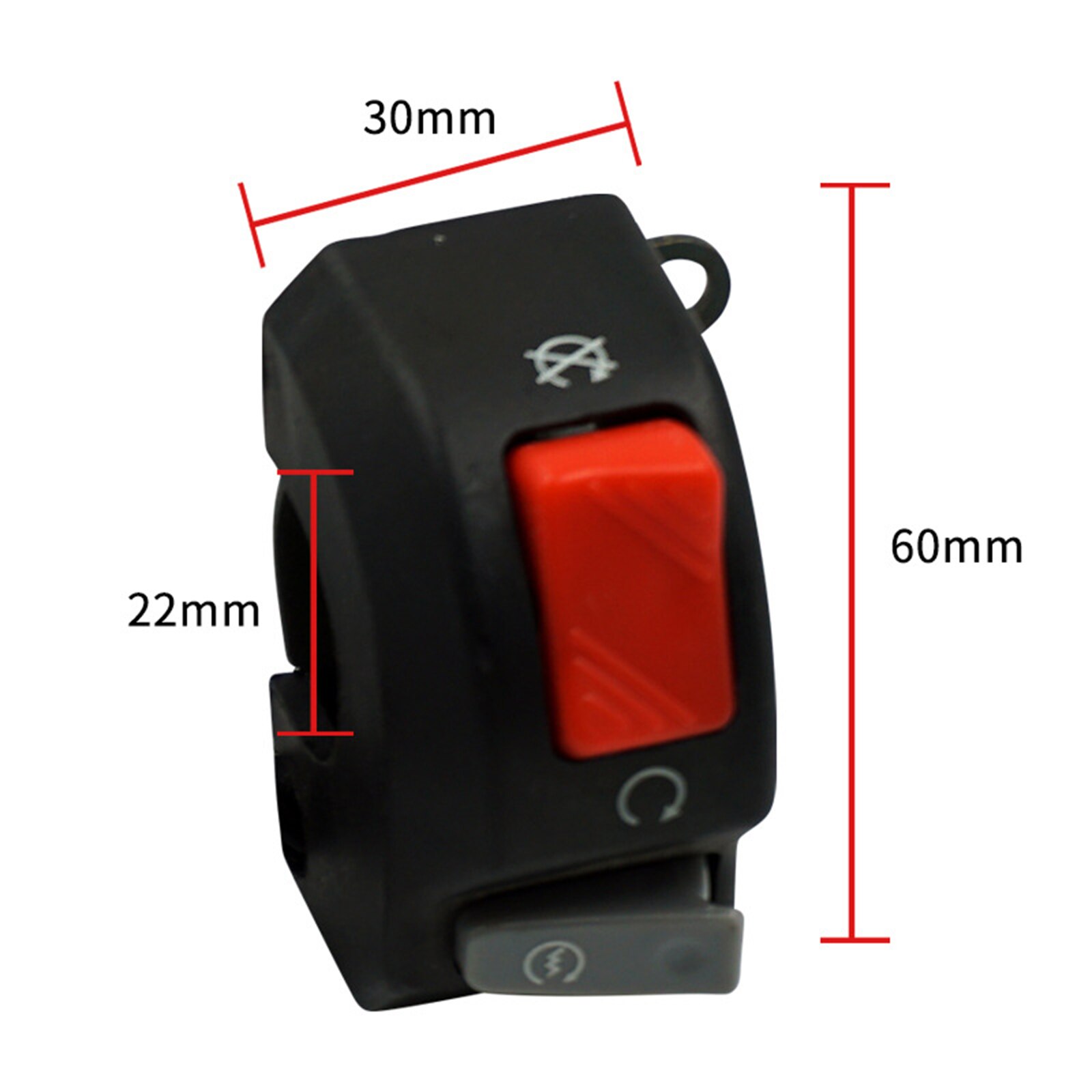 Universele Motorfiets Kill Switch On Off Button Voor Atv Scooter Sneeuwscooters