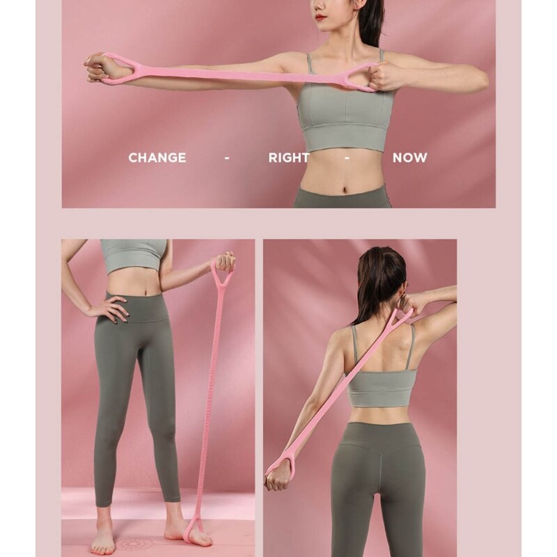 Arm Back Training Elastic Ropes Chest Expander Arm and Shoulder Stretch Bands Exercise Equipment For Physical, Yoga,Stretching