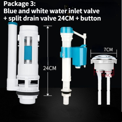 Toilet inlet valve bottom entry toilet inlet valve toilet tank fitting: Package 3
