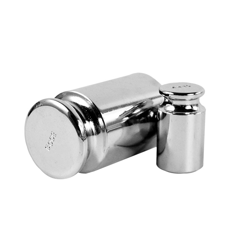 Chrome Gram Plating Calibration For Weigh Scale 200g 500g Weight Silver