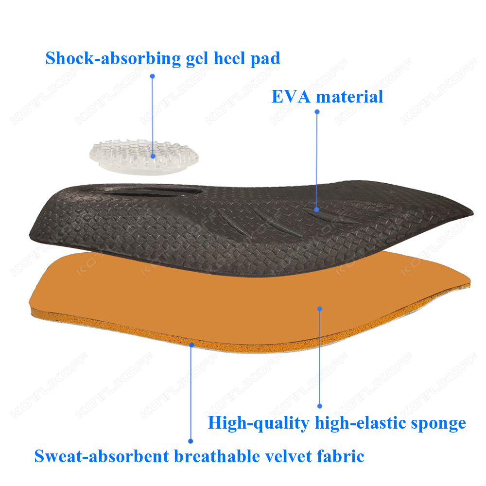 1/2 paar orthopedische EVA halve inlegzolen platvoet/XO beenverzorging fasciitis plantaris reliëf antislip hiel-pasvorm voor dagelijkse sport KOTLIKOFF