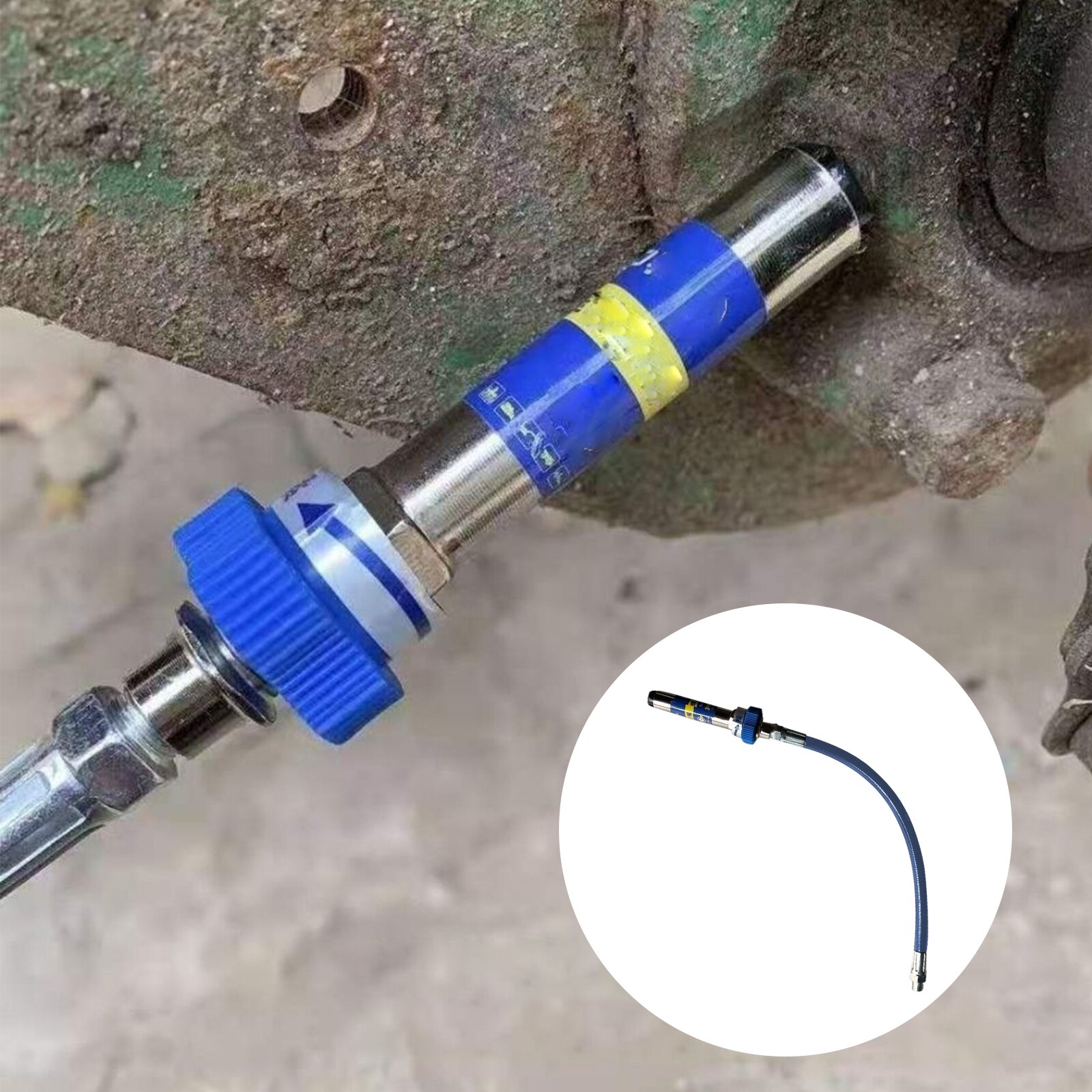 Grease Coupler Lock Pliers High Pressure Fitting M6/m8/m10 Grease Mouth Manual Pneumatic Electric Grease Guns Kit