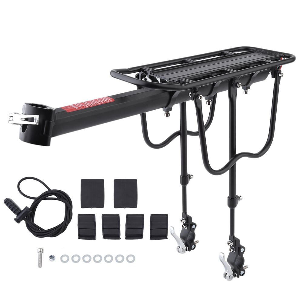 Aluminium Fiets Rack Bike Bagagedrager MTB Fiets Mountainbike Fietsen Bagagedrager Zadelpen Bag Holder