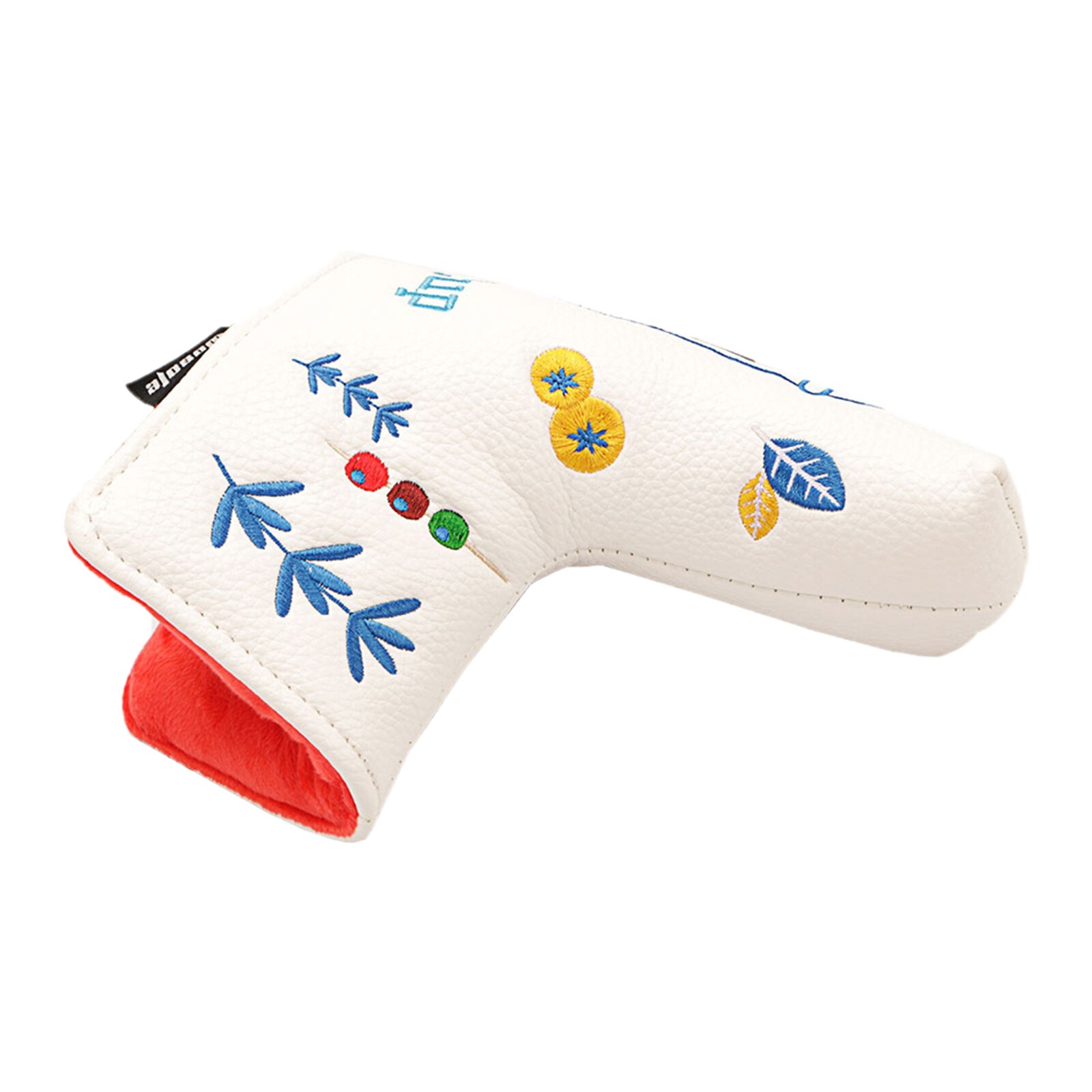 Waterproof PU Leather Golf Club Head Cover Funny Blade Putter Headcover Protector Sleeve Replacement Cover Accessories: White