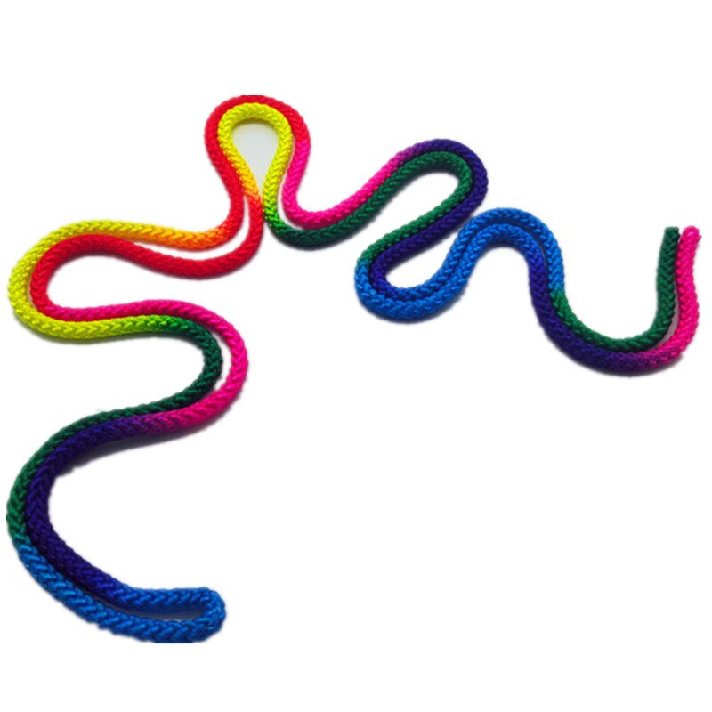 Farbe Rhythmische Gymnastik Seil Feine Farbe Gymnastik Seil Feine Gymnastik Requisiten Bunte Gymnastik Sieben-farbe tanzen Fitness