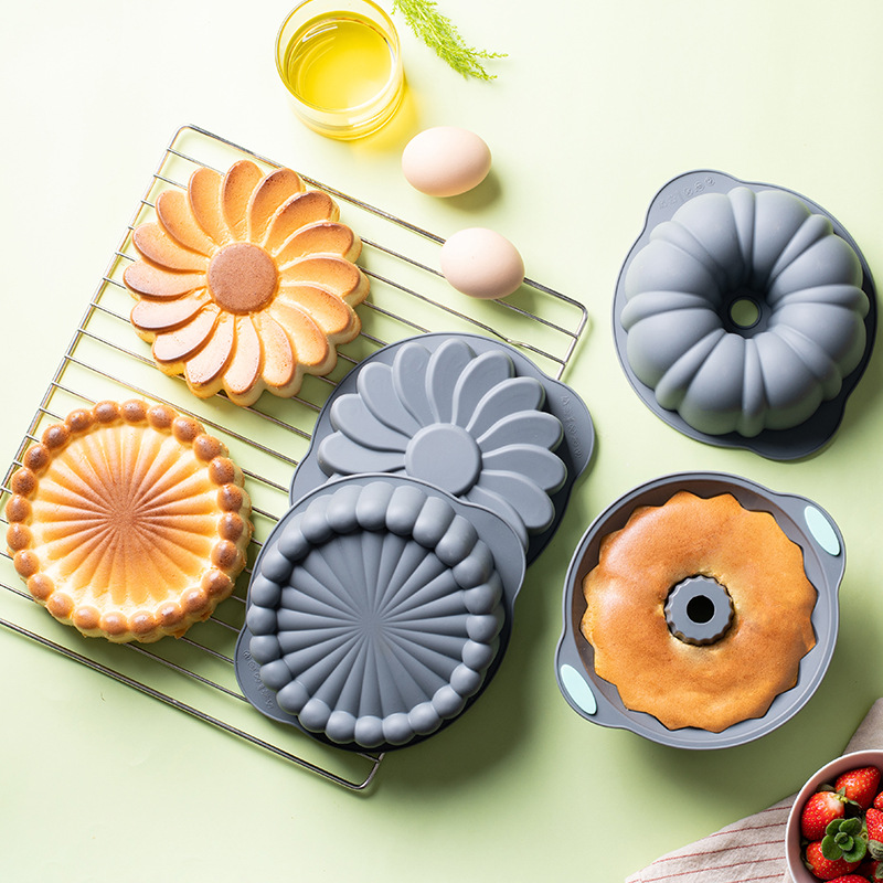 Silicone Cake Mold 3D Bread And Pastry Mold Crown-Shaped Cake Baking Tool Suitable For Diy Birthdays Weddings And Parties