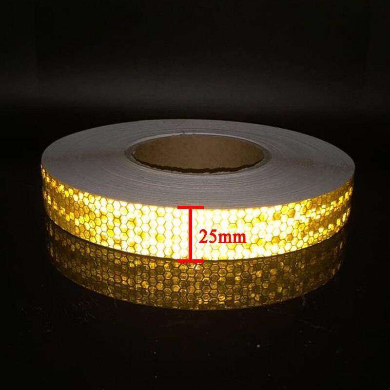 Reflective Safety Tapes Warning Strip Self-Adhesive DIY Decoration For Car