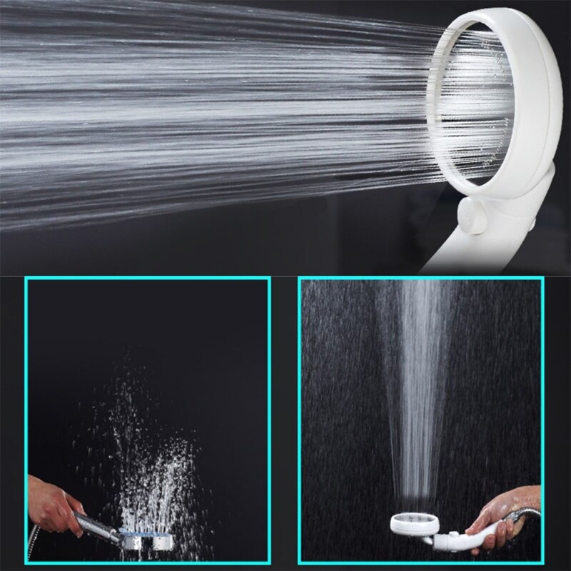 Japanese Style Pressurized Shower Head With Switch Household Handheld Shower Head Bathroom Supplies