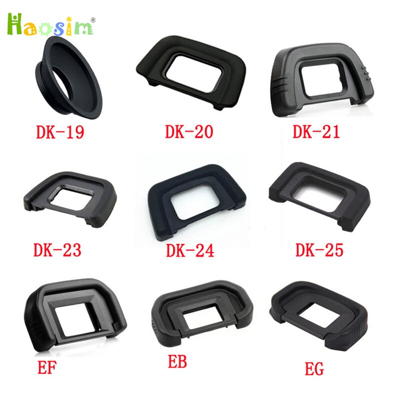 50pcs/lot DK-19 DK-20 DK-21 DK-23 DK-24 DK-25 DK-5 EF EB EG EC Rubber Eye Cup Eyepiece Eyecup for nikon canon SLR Camera