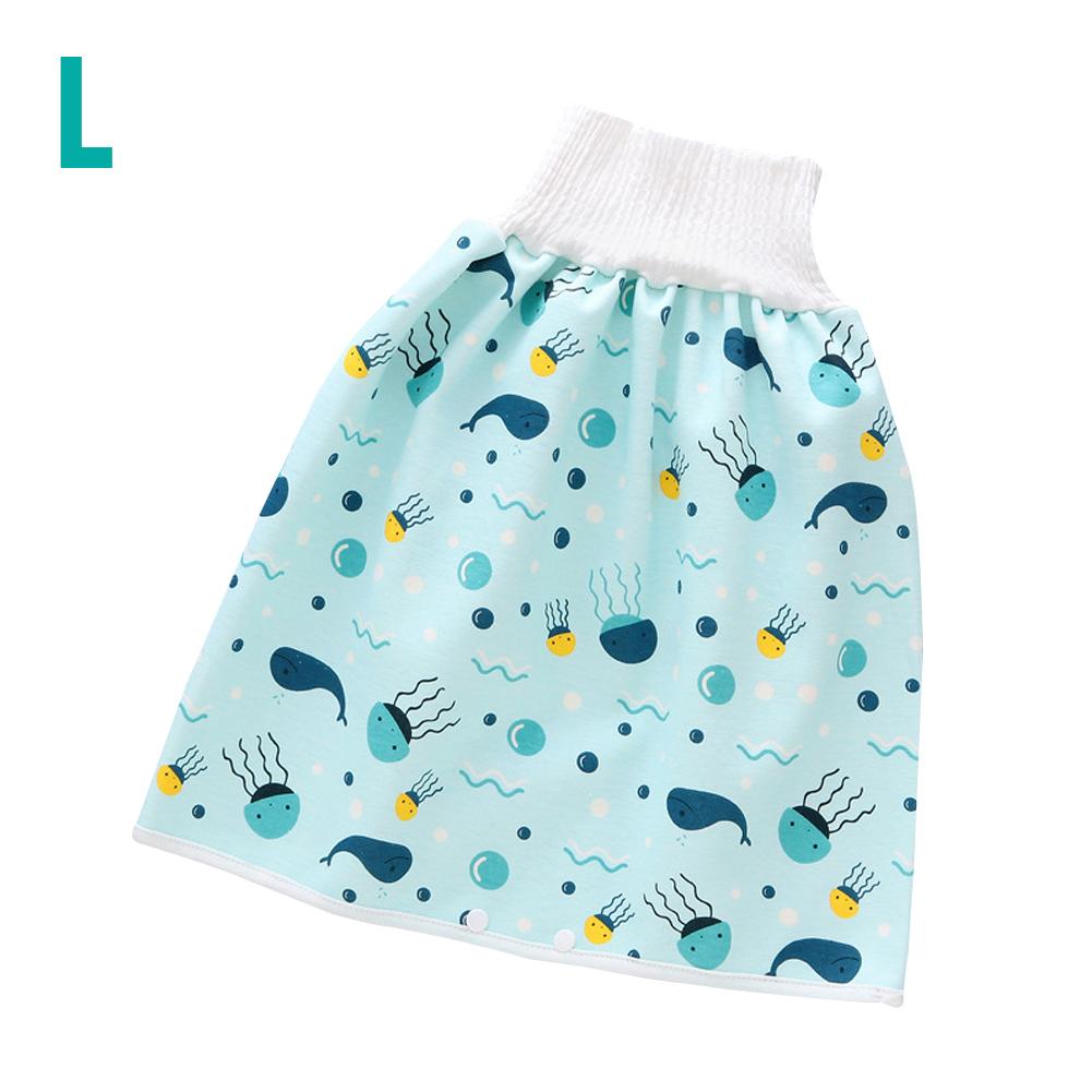 Baby Diaper Skirt Waterproof Leak-proof Diaper Training Pants Baby And Children Nocturia Artifact Cotton Washable Diaper Pocket: A2