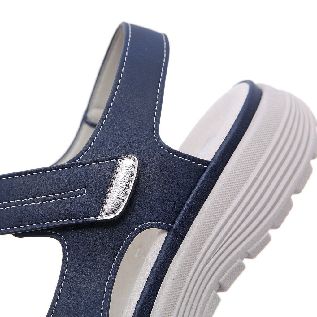 SAGACE – sandales à semelle souple pour femmes, chaussures de plage, antidérapantes, bout ouvert, Velcro, respirantes, Style Sport