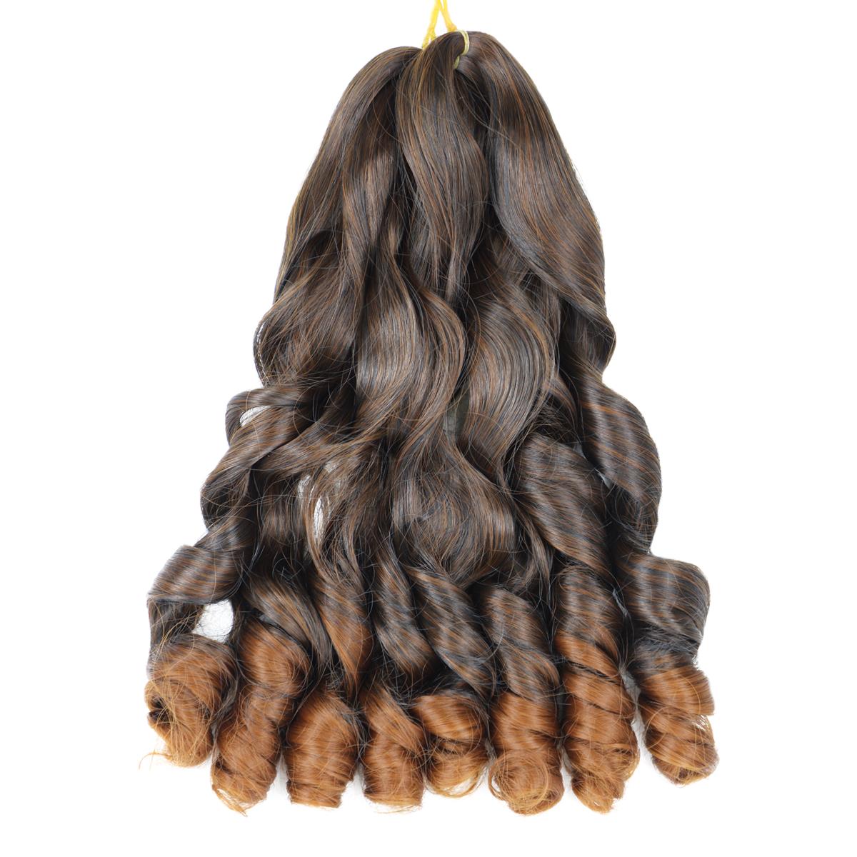Svolna-extensiones de cabello sintético para mujer, trenzas de ganchillo de onda suelta de 20 pulgadas, natural, Ombre trenzado, 150 g/paquete: T1B / 30