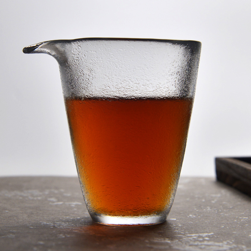 Förtjockat glas daglig kopp teservis i japansk stil värmebeständig tekanna vattenkanna chahai mjölk kaffemugg