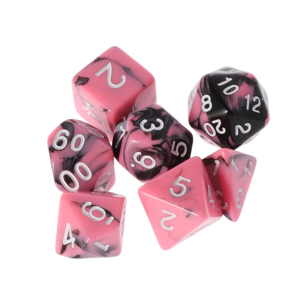 7pcs/set Dice For TRPG Multi-sided Dices Polyhedral