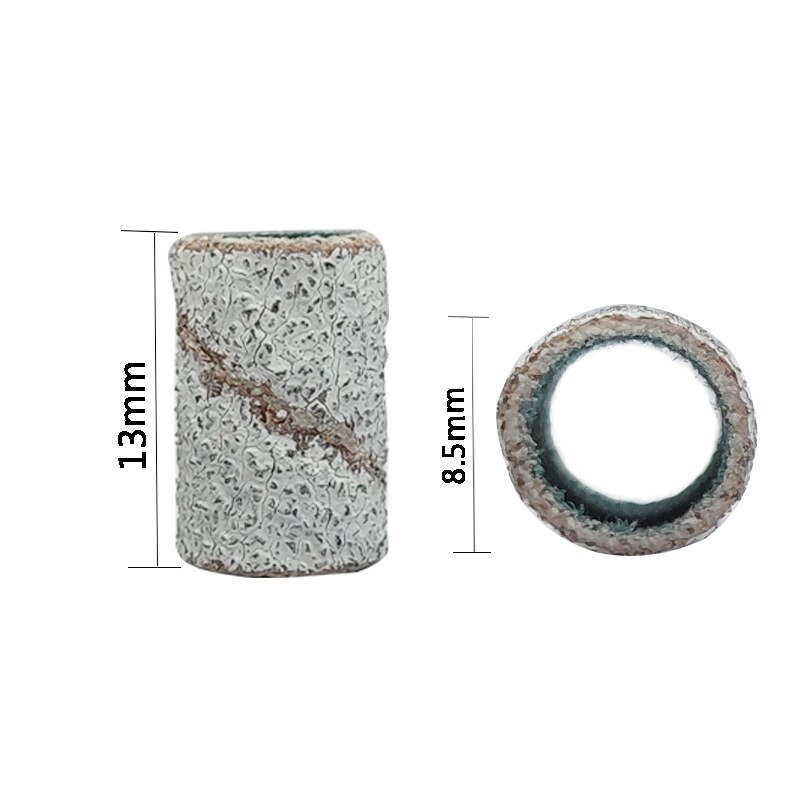 120#240# Machine Nail Drill Bits Zebra Sanding Bands Foot Care Polishing Manicure Gel Polish Remover Replacement Tools Cutter