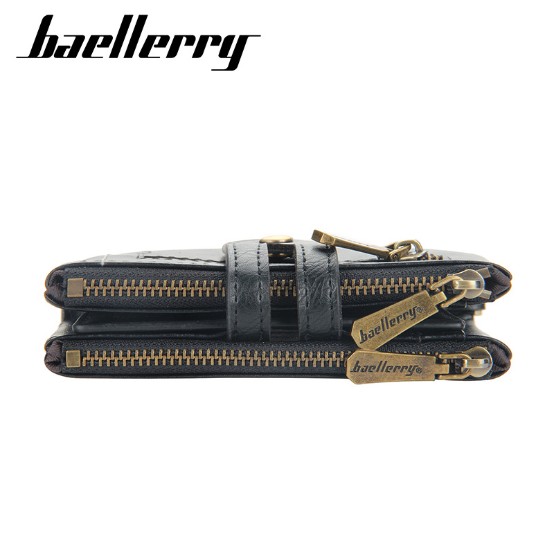 Luxus Männer Leder kurz Brieftasche retro Multi-Funktion Karte Halter Brieftasche Geschäft lässig klein Münze Geldbeutel Brieftasche Pro Männer