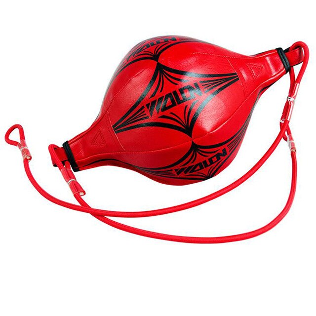 Punching Ball PU Pear Boxing Bag Training Reaction Speed Balls Muay Thai Punch Boxing Fitness Sports Equipment: Red