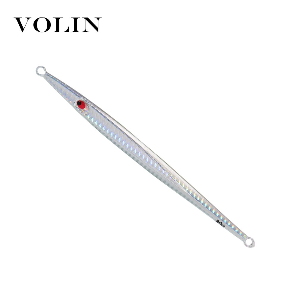 Volin hidas jigging metalli lyijy viehe 80g 100g 120g 150g suolaisen veden metallikalastus viehe keinotekoinen syötti heitto kalastusvälineet