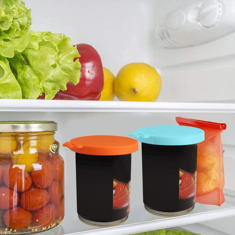 Halten Sie frische Dosen Kappe Kasten Abdeckung Silikon Dosis Deckel Haustier Dosis deckt Lebensmittel Dosis Abdeckung frisch haltbaren Deckel