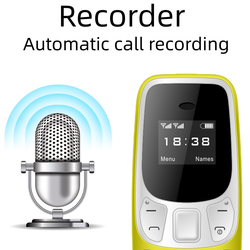 SERVO Kleine Mobiele Telefoon Bluetooth Dialer Magische stem Lage Straling Telefoongesprek Opname 2/3 SIM GSM Ontgrendeld Mini Mobiel