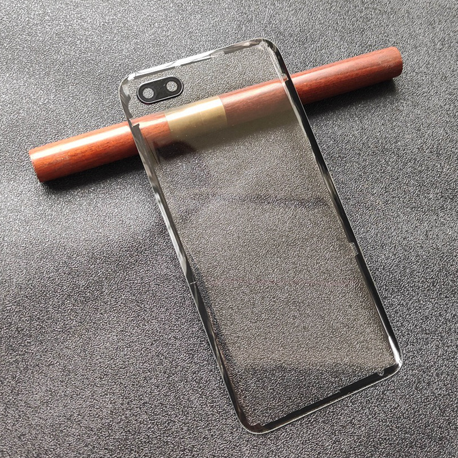 Dla Huawei Honor 10 pokrywa baterii tylna obudowa szklana obudowa tylna obudowa + wymiana obiektywu szklanego aparatu części zamienne: Transparent Add Lens