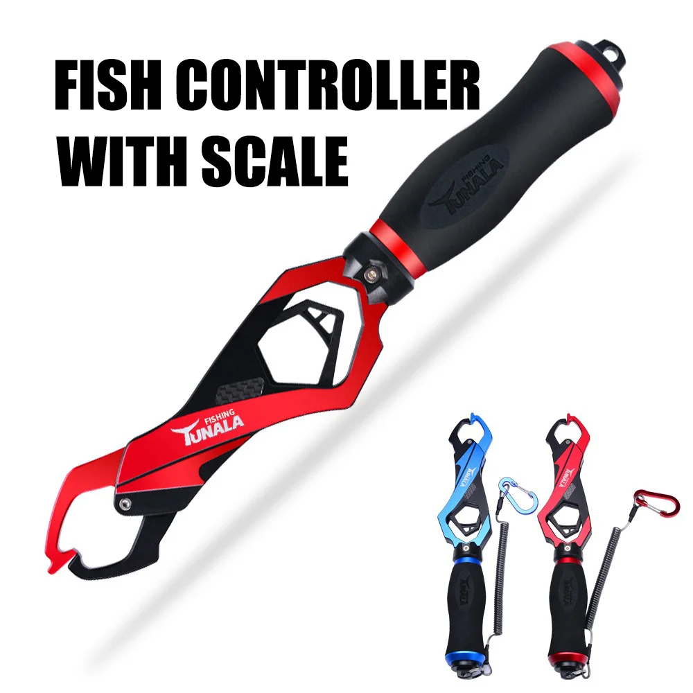 Angeln Lip Greifer Aluminium Legierung Fisch Controller Mit Waage Angeln Greifer Grabbber Angelgerät Zubehör