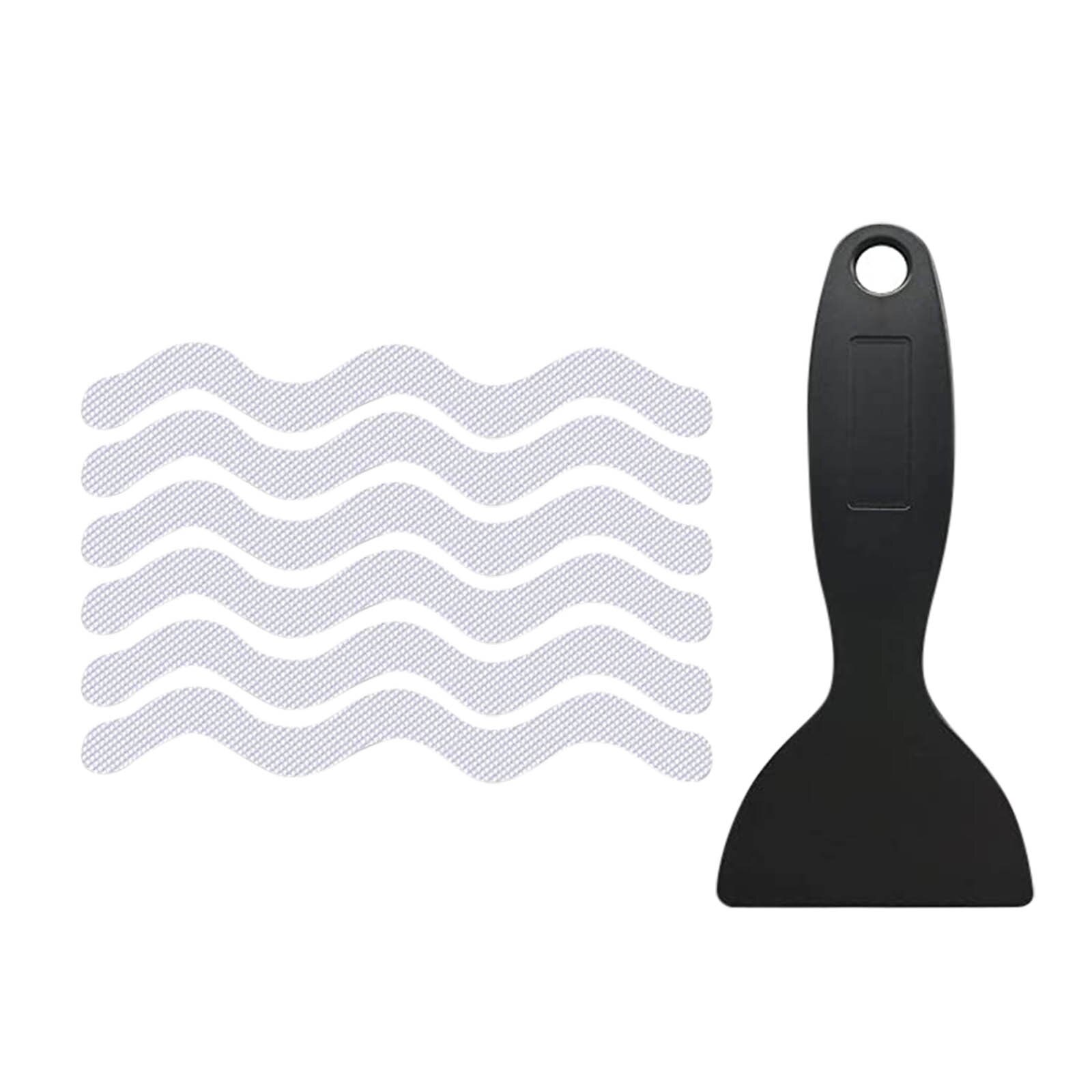 6Pcs Bad Sticker Antislip Bad Sticker Veiligheid Wastafel Douche Sticker Lijm Keuken Badkamer Vloer Decoratie